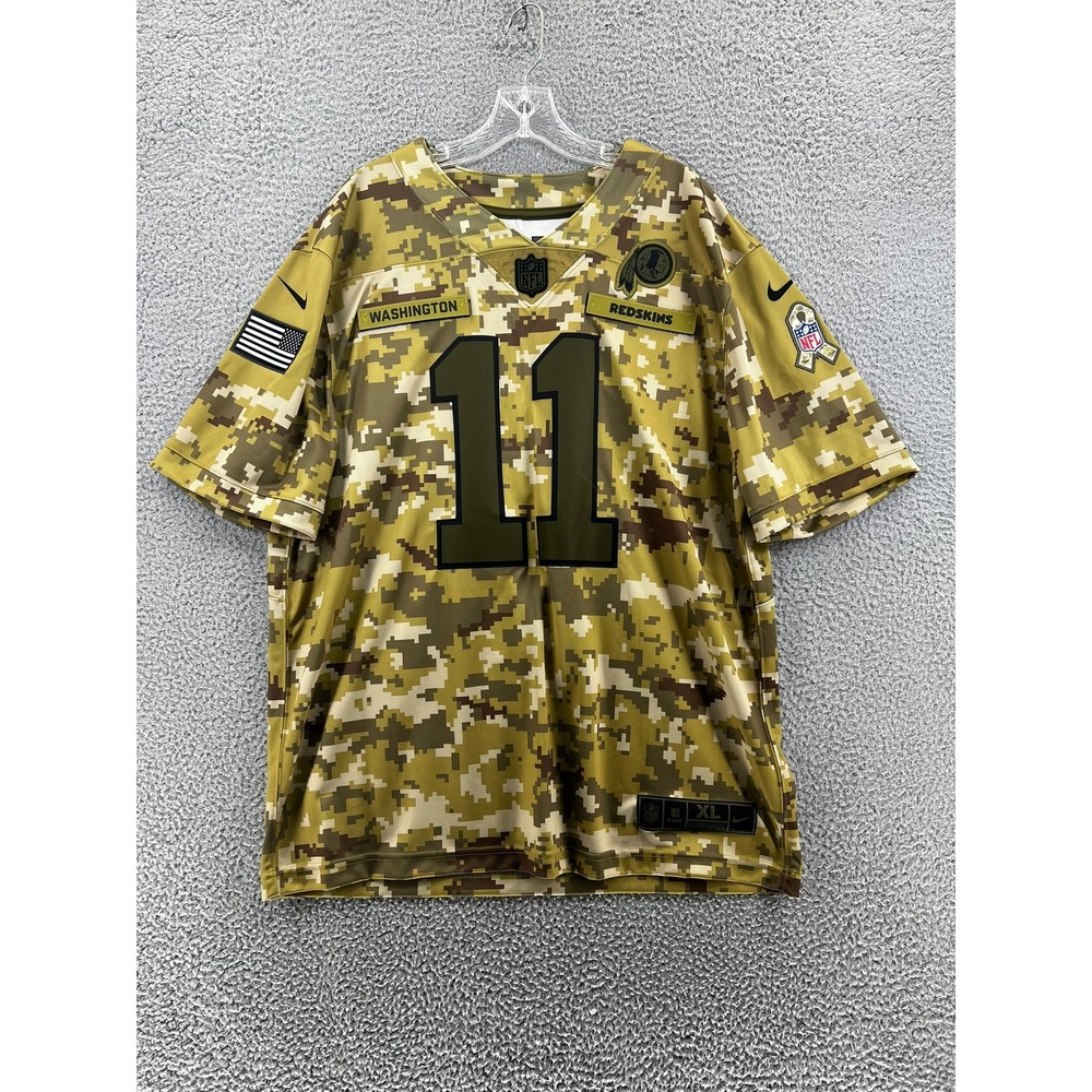 Alex Smith Washington Redskins Jersey Nike Salute To Service Camo Mens XL